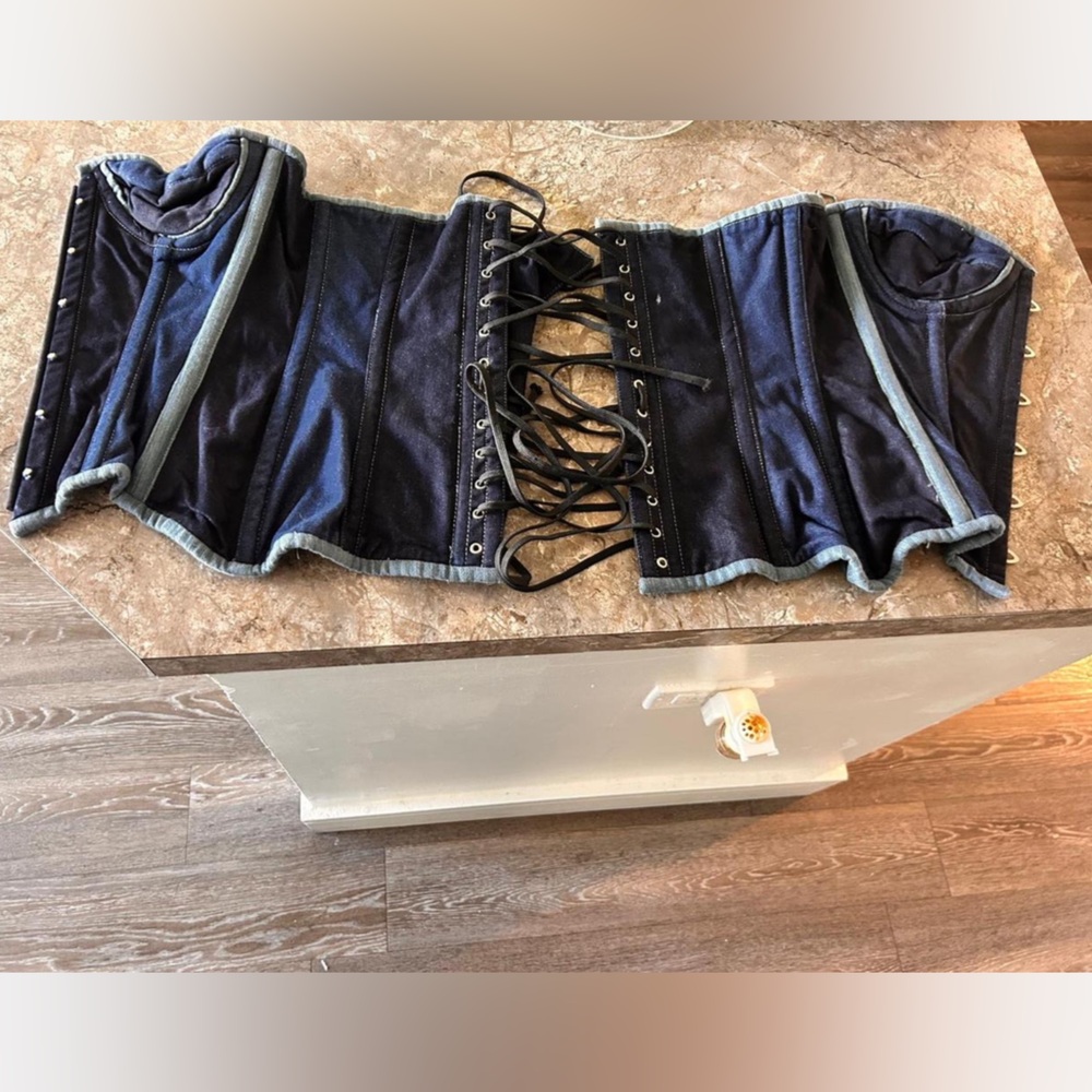 Elegant Black Corset Top